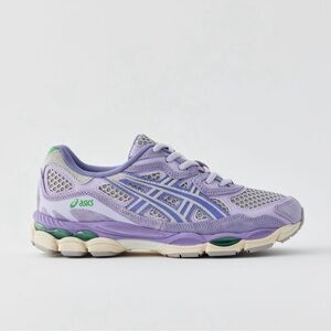 New ASICS GEL NYC Sneaker Shoes in Cement Grey Ash Rock Lavender Purple